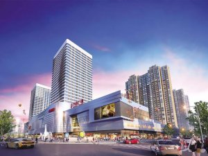 蚌埠萬達(dá)廣場(chǎng)樓梯欄桿、百葉窗定制