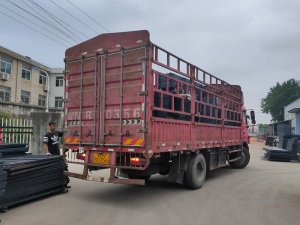 金用護欄2021年5月12日鋅鋼空調(diào)護欄發(fā)貨！