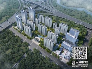 合肥珺和府小區(qū)項目定制鋅鋼欄桿百葉